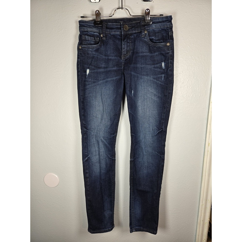 Kut From The Kloth Straight Leg Jeans Medium‎ Wash Blue Women's Size 2